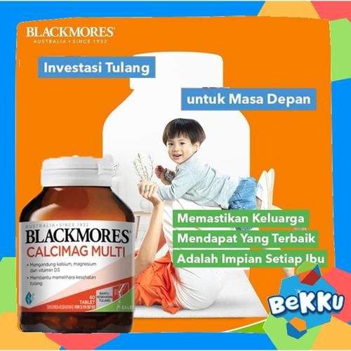 Foto Produk Blackmores Calcimag Multi 60 Tablet KALBE / Vitamin Tulang / beKKu dari tokobekku