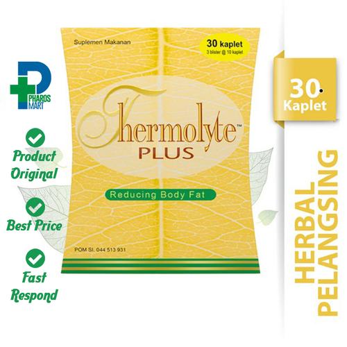 Foto Produk Thermolyte Plus 30 Kaplet - Suplemen Pelangsing dari Pharos Official Store