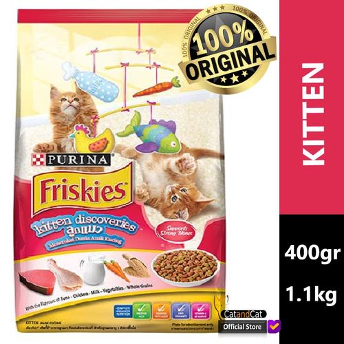 Foto Produk FRISKIES Kitten Discoveries 400gr & 1.1kg, Makanan Anak Kucing - 400gr dari catandcat