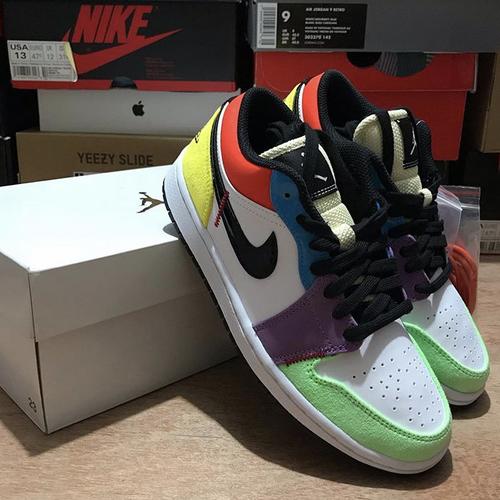 Jual Air Jordan 1 Low SE Multicolor 