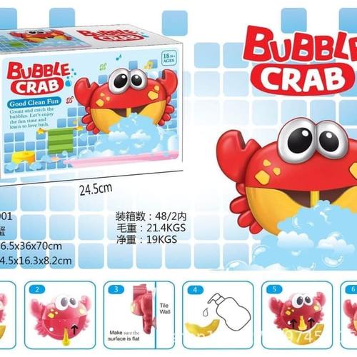 Foto Produk Bubble crab X18001 Mainan Kepiting Busa Teman Mandi Anak Bubble Marker dari ciustoys