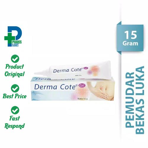 Foto Produk Derma Cote Gel 15 Gram Memudarkan Bekas Luka dari Pharos Official Store