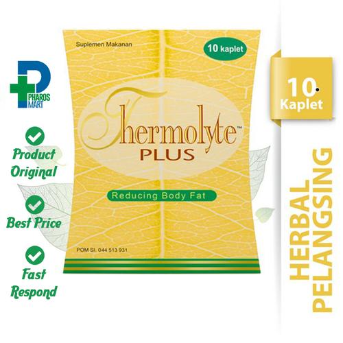 Foto Produk Thermolyte Plus 10 Kaplet - Suplemen Pelangsing dari Pharos Official Store