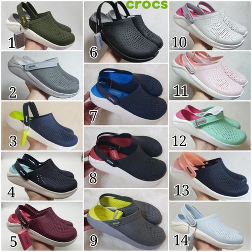 Foto Produk SANDAL CROCS LITERIDE CLOG / SENDAL RUMAH SAKIT / SANDAL PERAWAT MEDIS - Abu Ijo Stabilo, 44 dari Fancy Collection