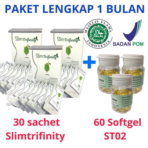 Gambar Pelangsing diet dokter slimming jus aman asam lambung Slim Trifinity dari TRIFINITY Kota Tangerang Tokopedia