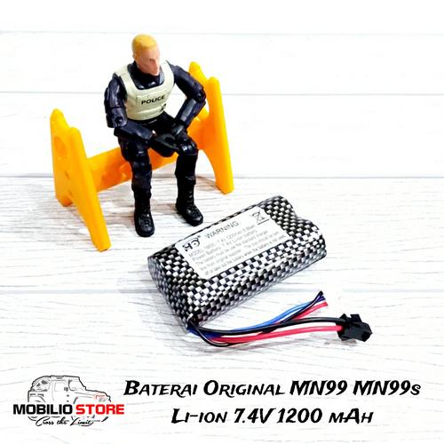 Foto Produk Spare Part - Baterai Li-Ion 7.4 V 1300 mAh SM JST Plug Rc MN WPL dari Mobilio Store