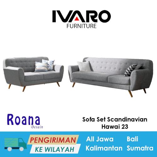 Foto Produk Ivaro Sofa Set Scandinavian Hawai 32 Seater dari Ivaro Furniture