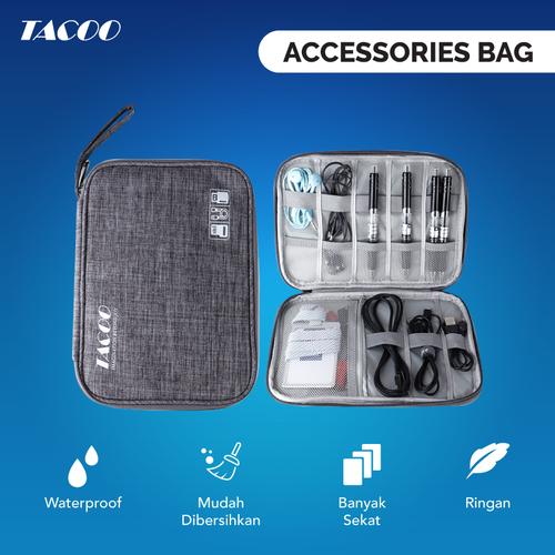 Foto Produk TACOO Gadget Organizer Tas Travel Elektronik Waterproof Multifungsi dari TACOO Official Store