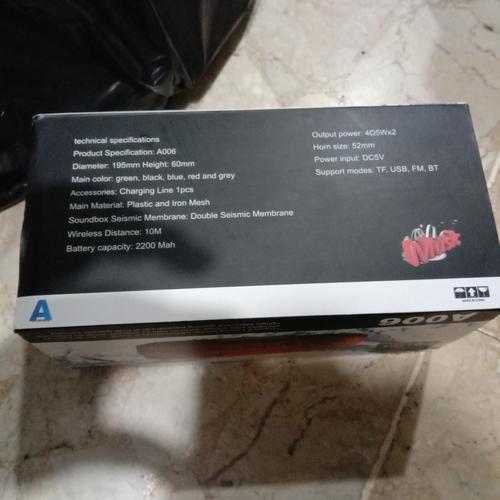 Jual speaker bluetooth a006 wireless 