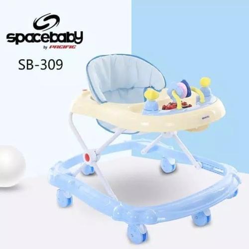 Foto Produk Baby walker spacebaby space baby SB309 by pacific - pink dari pojokbayi