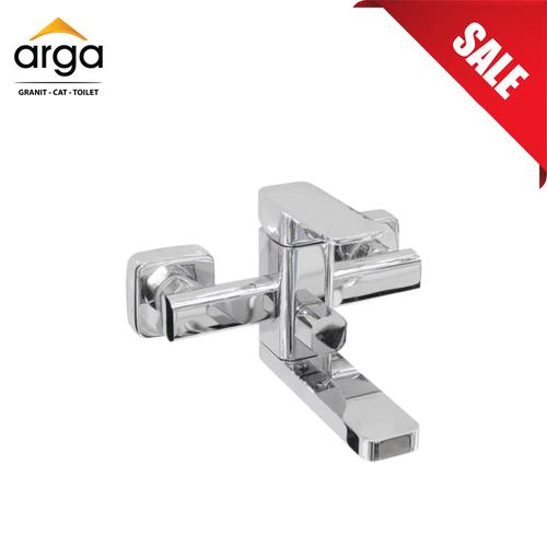 Foto Produk KRAN KERAN AIR BATH MIXER+HAND SHOWER ELITE ES12021 #PastiOri dari ARGA Bahan Bangunan