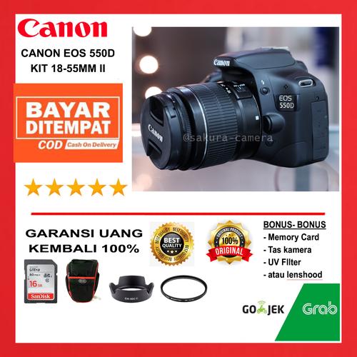 Foto Produk Canon 550d kit 18-55mm Kamera Canon eos 550d kit 18-55mm dari SAKURA CAMERA