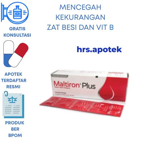 Jual Maltiron Plus Isi 10 Tablet (Suplemen Vitamin) - Kab. Bogor - Hrs