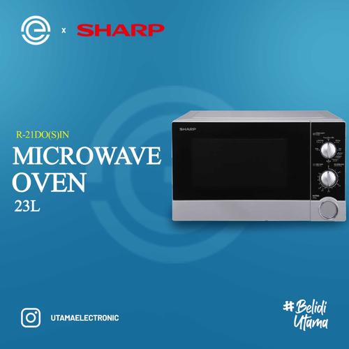 Foto Produk SHARP Straight Microwave Oven 23 Liter - R-21D0(S)IN dari UTAMA_ELECTRONIC