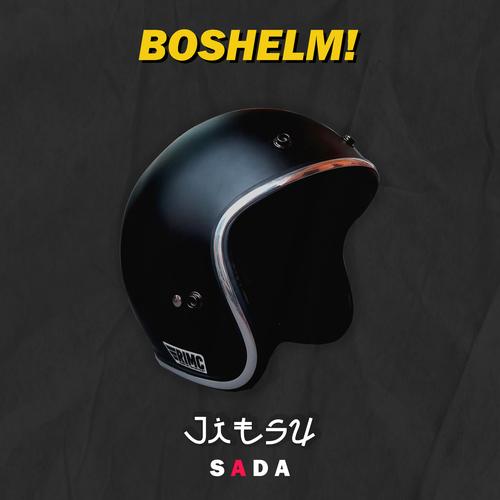 Foto Produk Helm Retro Bogo Sada Jitsu Hitam Doff Helm Bogo Helm List Chrome - HELMET ONLY dari BOSHELM