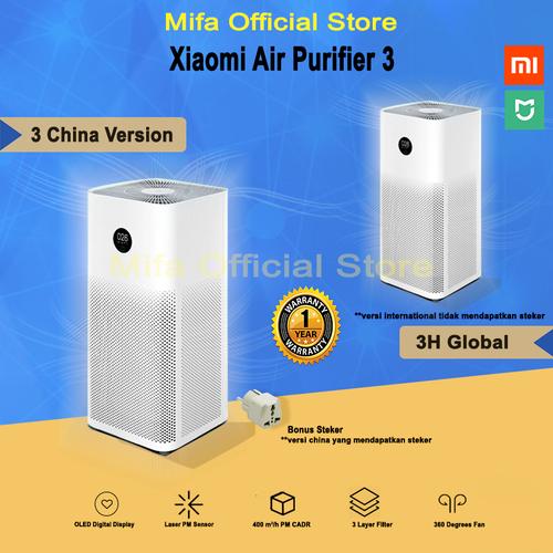 Foto Produk Xiaomi Air Purifier 3 Mijia OLED Touch Sterilization Air Ionizer dari MiFa Official Store