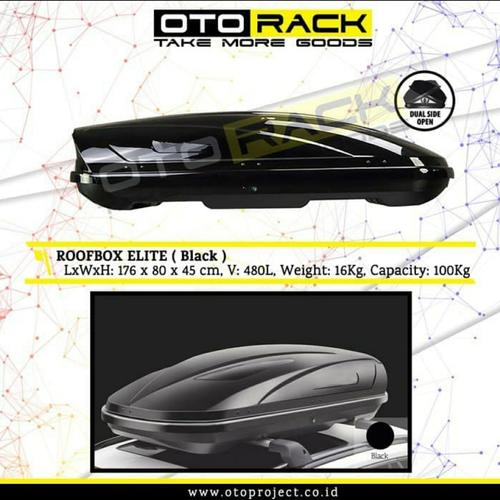 Roof Box Roofbox Otorack Otoproject Elite Hitam di Automart Variasi  Mobil Tokopedia
