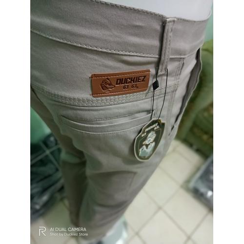 Foto Produk CELANA PANJANG FASHION CHINO CHINOS PRIA DEWASA LAKI-LAKI SLIMFIT MURA - cream, 38 dari X-Duckstore