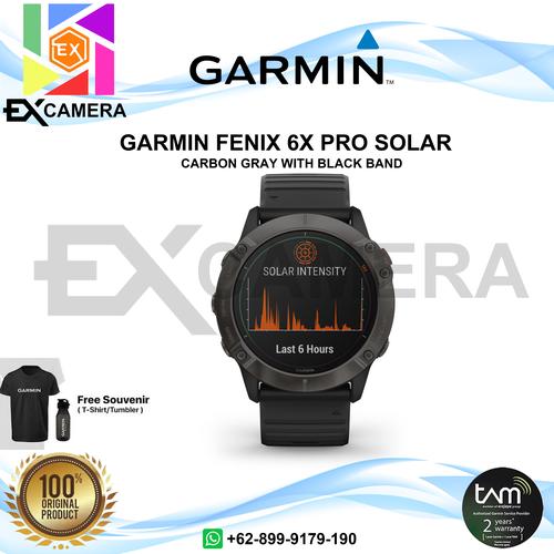 Jual Garmin Fenix 6X Pro Solar Titanium Carbon Gray DLC w/ Black Band -  Jakarta Barat - EXCAMERA | Tokopedia