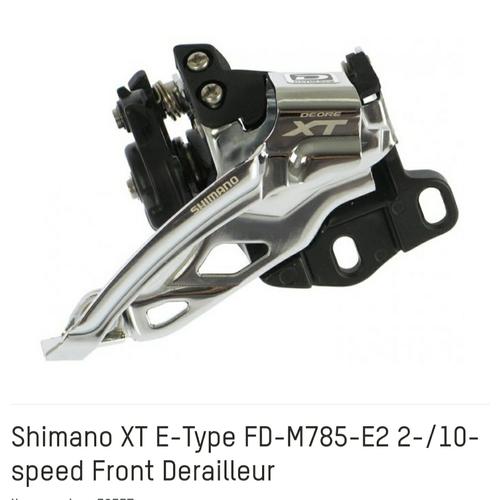 FD Shimano deore XT M785-e2 dual pull 