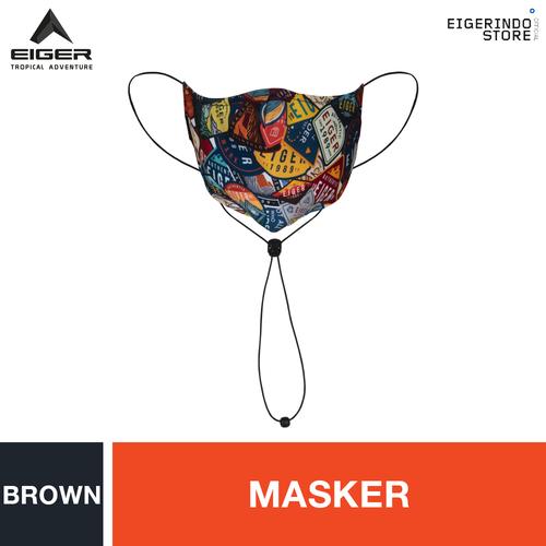 Foto Produk Eiger 1989 E89 Pattern Face Mask - Brown dari Eigerindo Store