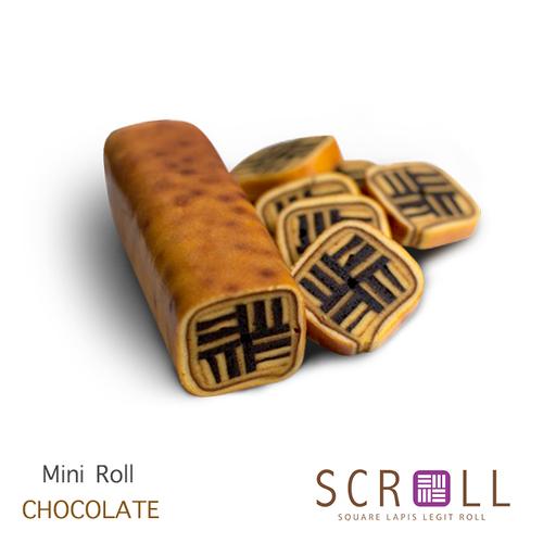 Foto Produk Kue Lapis legit Mini Roll CHOCOLATE dari SCROLL Lapis Roll