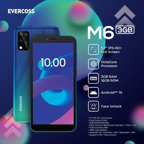 Foto Produk Evercoss M6 3/16 Ram 3GB Internal 16GB Garansi Resmi dari dk-cell