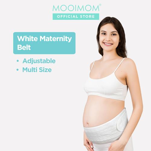 Foto Produk MOOIMOM White Maternity Belt Sabuk Hamil - L dari MOOIMOM Official