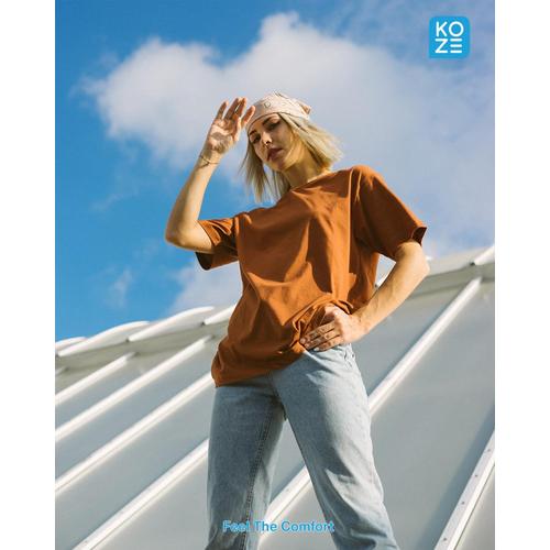 Foto Produk Kaos Polos Koze Combed 30 s ( Premium Comfort Choco Brown ) dari KOZE JAKARTA OFFICIAL
