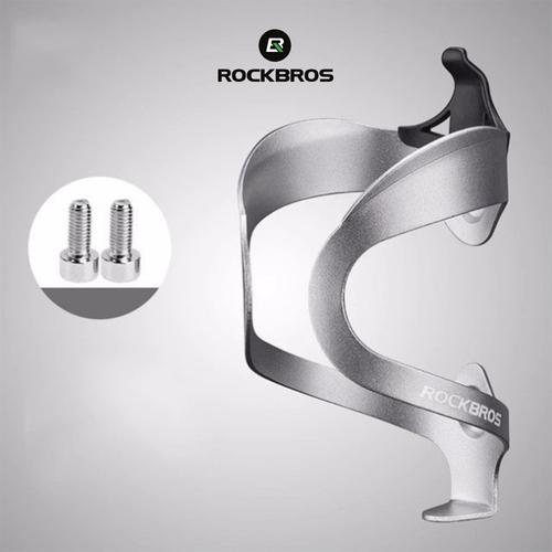 Foto Produk Rockbros 2016-11C Bicycle Bottle Cage Holder - Pegangan Botol SILVER dari Rockbros Indonesia