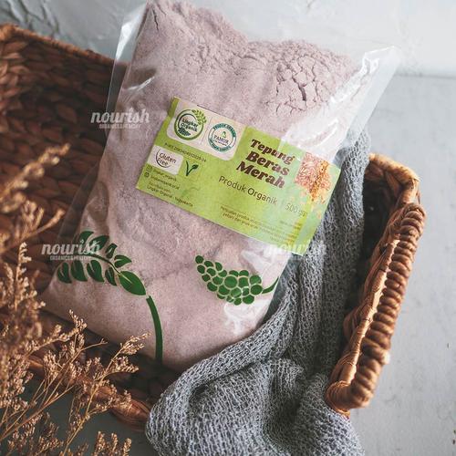 Foto Produk Tepung Beras Merah Organik (500gr) dari Nourish Indonesia