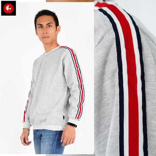 Foto Produk Okechuku KENNY Sweater Pria Switer Pria Sweater Original Switer Unisex - Abu muda dari Okechuku