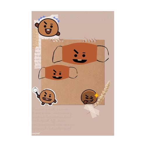 Jual Masker Bt21 Shooky Suga Jakarta Utara Custominajee Tokopedia