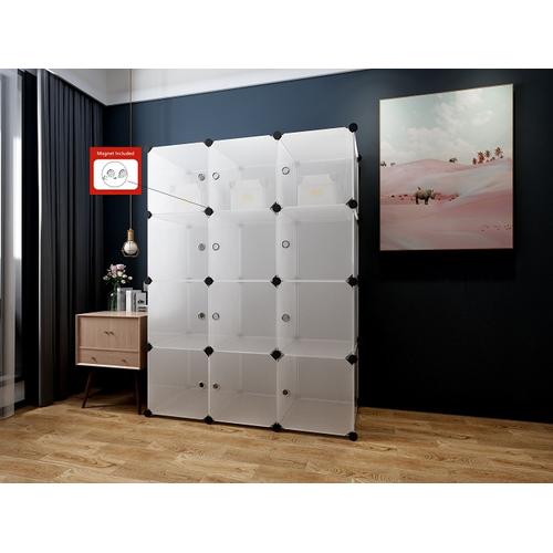 Foto Produk Lemari Pakaian Plastik Portable / Lemari Baju Serbaguna 12 Pintu TRANS dari HOMENEEDS_ID