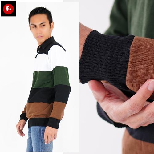 Foto Produk Okechuku BRUNO Sweater Pria Knit Sweater Rajut Pria Switer Sweter Pria dari Okechuku