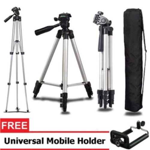 Foto Produk Tripod 3110 untuk HP / Smartphone / GoPro / DSLR - 3110 1Meter dari SmartClick