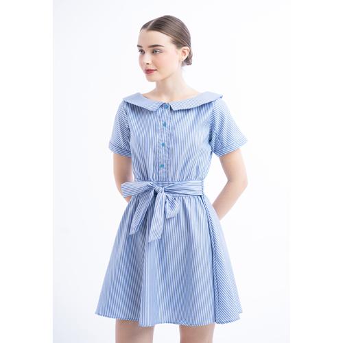 Foto Produk Johana Stripe Dress - M dari Voerin Official