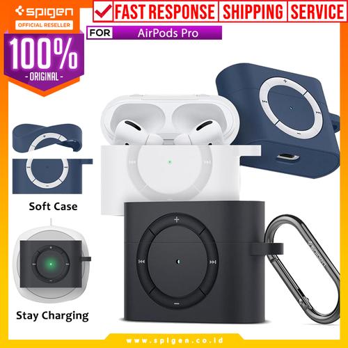 Foto Produk Case Airpods Pro Spigen Classic Shuffle Soft Silicone Original Casing dari Spigen Official