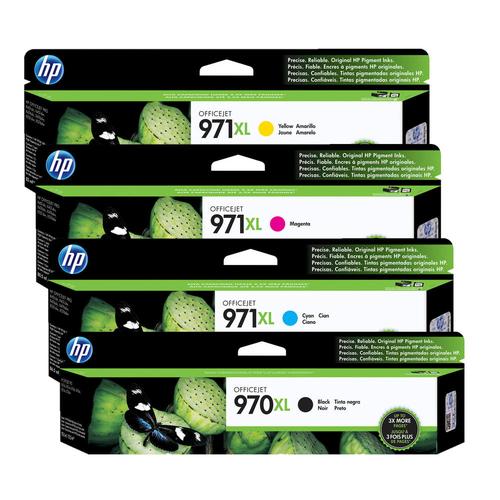 Jual Tinta Hp 970 XL BK + 971 XL C M Y 