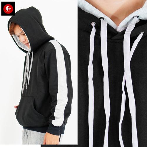 Foto Produk Okechuku SHANE Sweater Hoodie Polos / Sweater Polos Pria Double Hoodie dari Okechuku