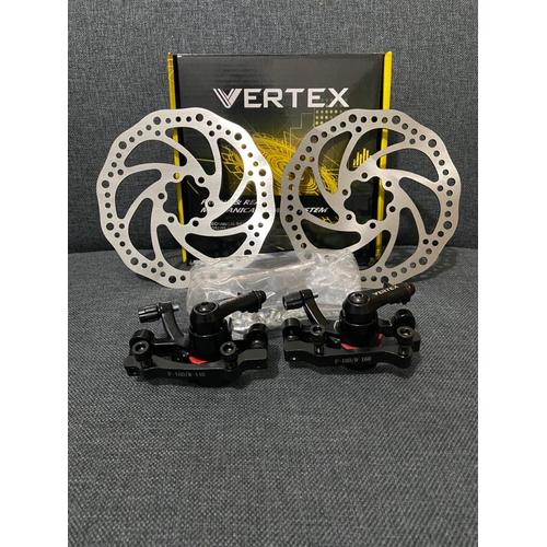 Foto Produk Kaliper sepeda set dengan piringan rotor vertex dari Ronnyjayabikeshop