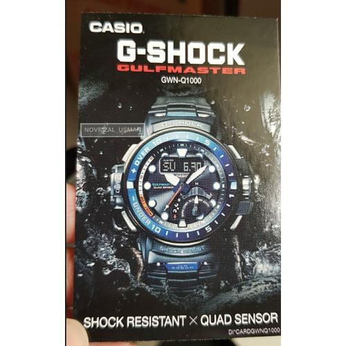 Jual JAM TANGAN CASIO G-SHOCK GULFMASTER GWN-Q1000 ORIGINAL FULL SET SEKEN  - Kota Bekasi - Bekasi Creative | Tokopedia
