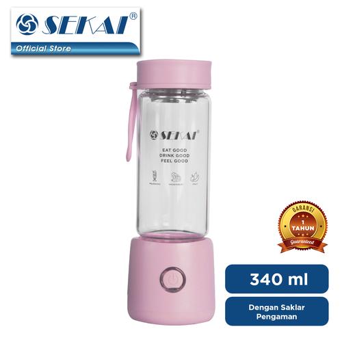 Foto Produk Sekai Portable Blender PB 201 - Merah Muda dari SEKAI HOME ELECTRONICS