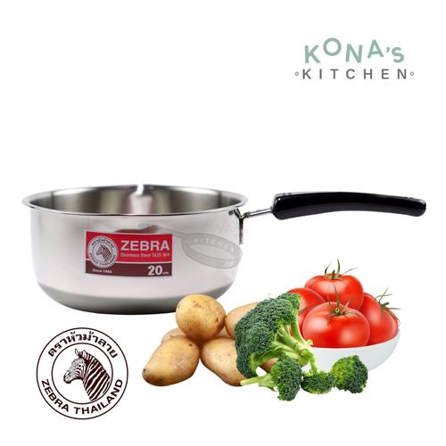 Foto Produk Zebra Sauce Pan 20 Cm (166306) / Panci Stainless dari Kona's Kitchen
