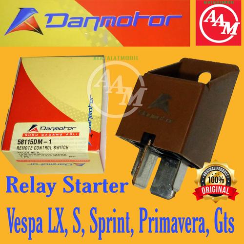 Jual Relay Starter Vespa LX, Vespa S, Primavera, Sprint, Vespa GTS uk