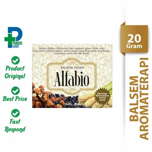 Foto Produk Alfabio Balsem Aroma Terapi 20 gram Meredakan Nyeri otot dari Pharos Official Store