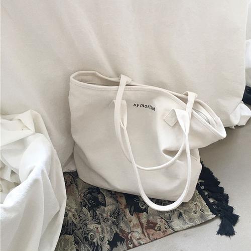 Jual TW1829 TOTEBAG KANVAS TAS WANITA KASUAL SIMPEL SHOULDER BAG MODIS