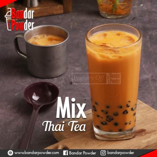 Foto Produk Bubuk Thai Tea Teh Thailand Mix Gula 1kg - Serbuk Minuman Premium dari Bandar Powder Tangerang