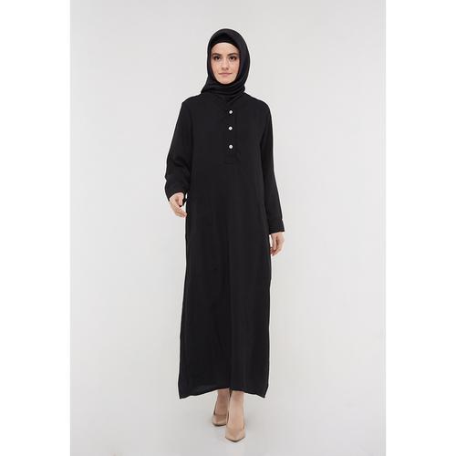 Foto Produk Dress gamis wanita Viona Dress in Dusty Purple all size - Hitam dari story of kahana