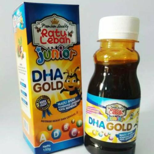 Jual Madu Anak RATU LEBAH JUNIOR DHA GOLD Plus Omega 3 - DHA GOLD - Jakarta  Selatan - Qayyima Collection | Tokopedia